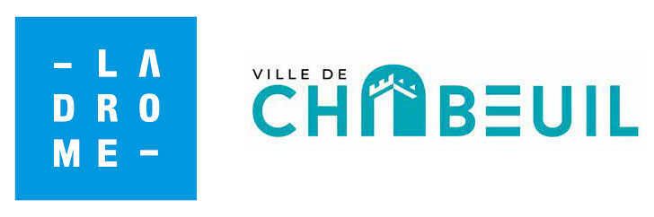 logos du département de la Drôme et de la ville de Chabeuil